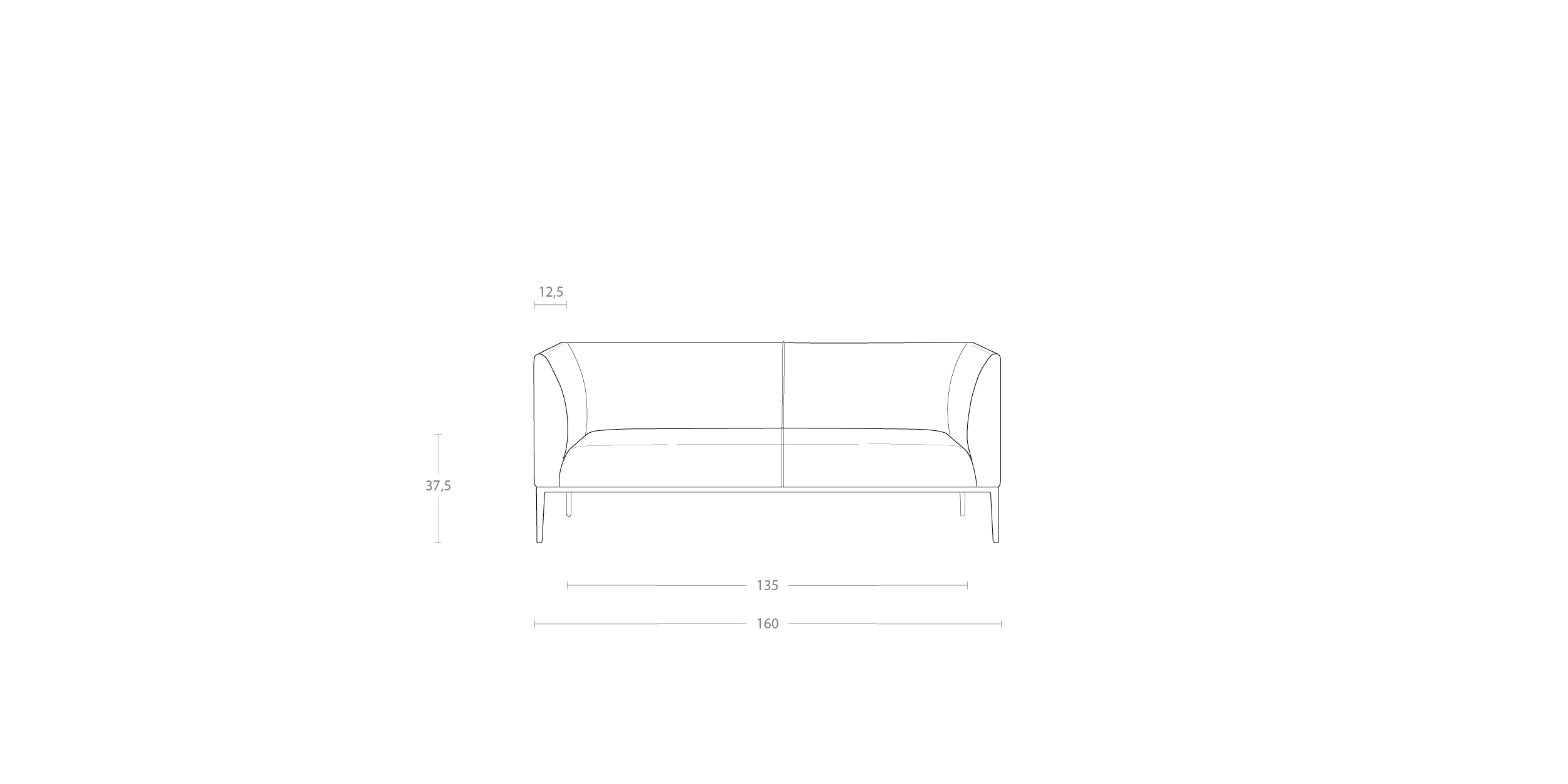 SOFA DAN - 2 LUGARES